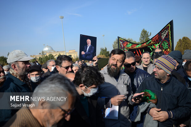 بدرقه و خاکسپاری استاد میرهاشم میری در همدان