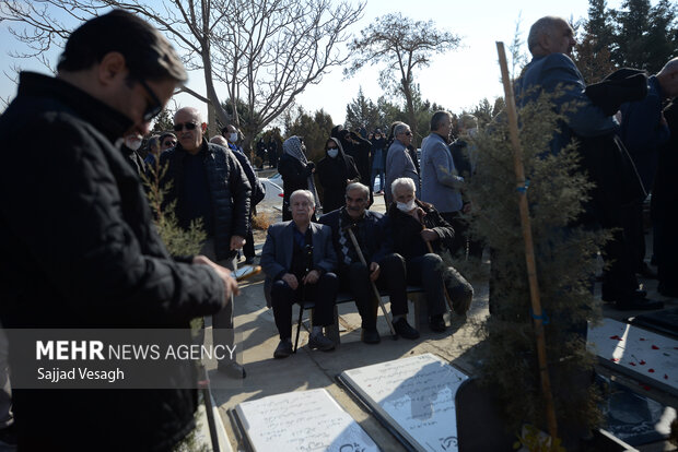 بدرقه و خاکسپاری استاد میرهاشم میری در همدان