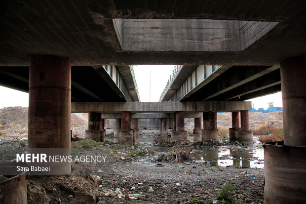 وضعیت نامطلوب قره‌سو؛ از انباشت زباله تا ورود فاضلاب شهری