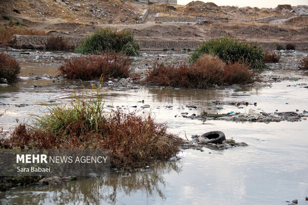وضعیت نامطلوب قره‌سو؛ از انباشت زباله تا ورود فاضلاب شهری