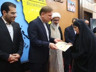 مراسم تکریم ۱۰۰ مادر شهید  در بوشهر برگزار شد