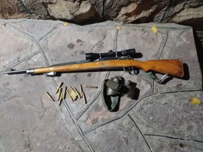 دستگیری شکارچی سابقهدار در پرور؛ اسلحه و مهمات از متهم کشف شد